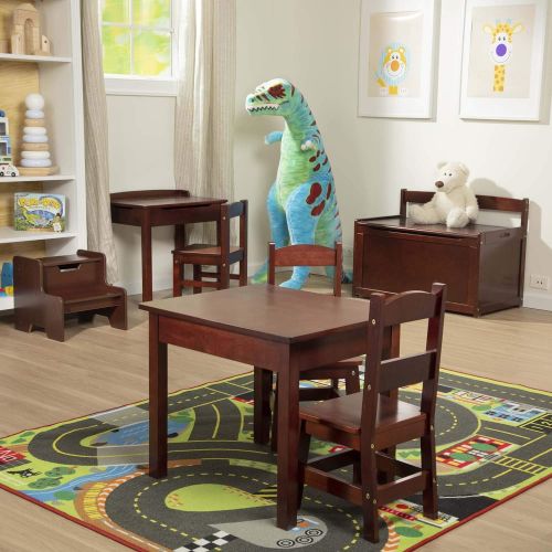  Melissa & Doug Child’s Lift-Top Desk & Chair (Kids Furniture, Espresso, Brown, 2 Pieces, 16.1” H x 23.6” W x 23.2” L, Great Gift for Girls and Boys  Best for 3, 4, 5, 6, 7 and 8 Y