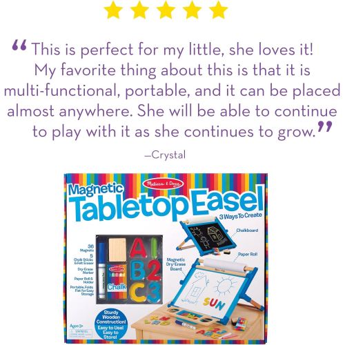  Melissa & Doug Double-Sided Tabletop Easel