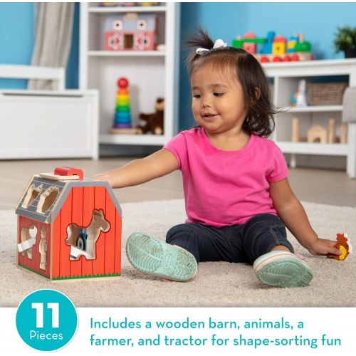  Melissa & Doug Take Along Sorting Barn & Latches Board