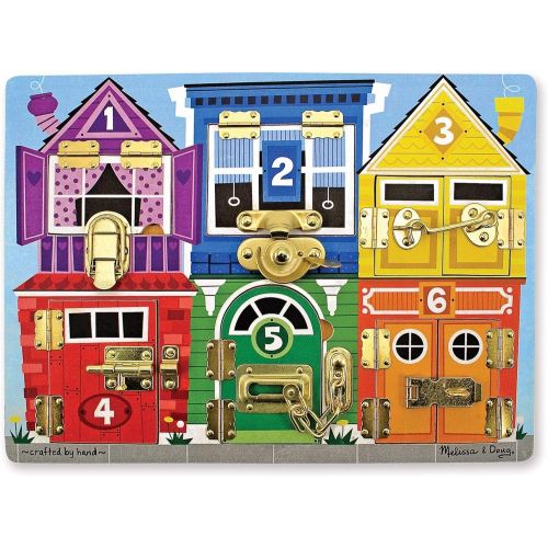  Melissa & Doug Take Along Sorting Barn & Latches Board