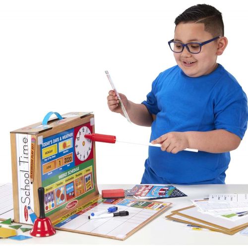  Melissa & Doug School Time! Classroom Play Set