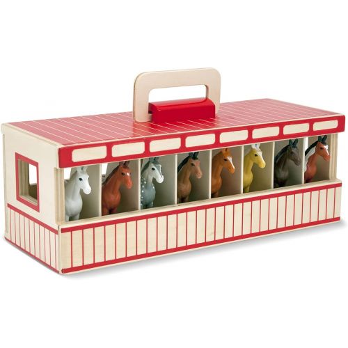  Melissa & Doug Take-Along Show-Horse Stable