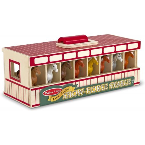  Melissa & Doug Take-Along Show-Horse Stable