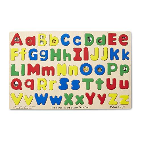  Melissa & Doug Upper & Lower Case Alphabet Puzzle