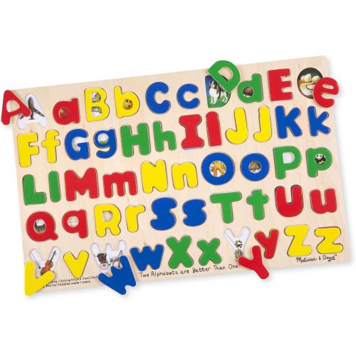  Melissa & Doug Upper & Lower Case Alphabet Puzzle