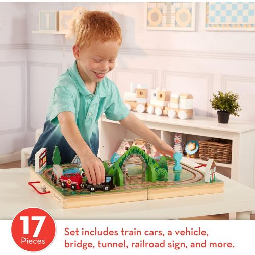  Melissa & Doug Take-Along Railroad