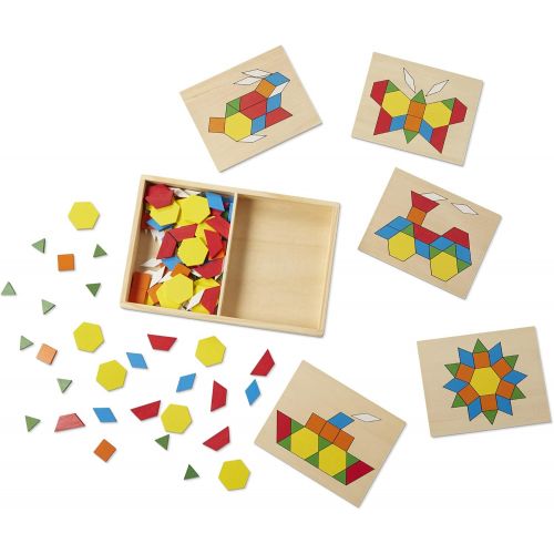  Melissa & Doug Pattern Blocks and Boards