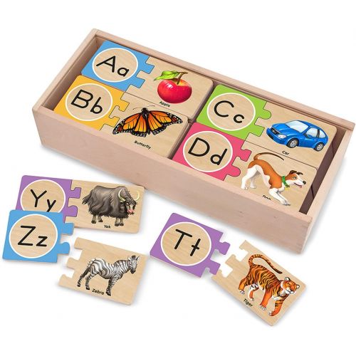  Melissa & Doug Self-Correcting Letter Puzzles