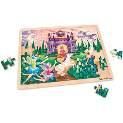  Melissa & Doug 48pc Wooden Jigsaw Puzzle - Fairy Fantasy