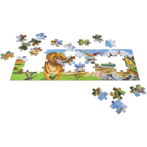  Melissa & Doug Land of Dinosaurs Floor Puzzle 48 pc