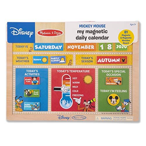  Melissa & Doug Disney Mickey Mouse Clubhouse My Magnetic Daily Calendar