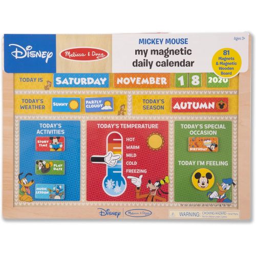  Melissa & Doug Disney Mickey Mouse Clubhouse My Magnetic Daily Calendar