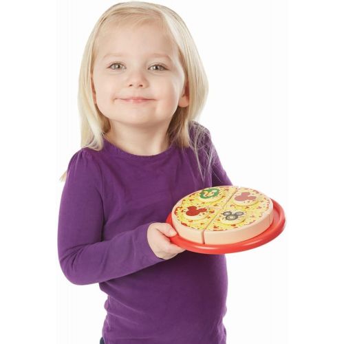  Melissa & Doug Disney Mickey Mouse Wooden Pizza and Birthday Cake Set (E Commerce Packaging)