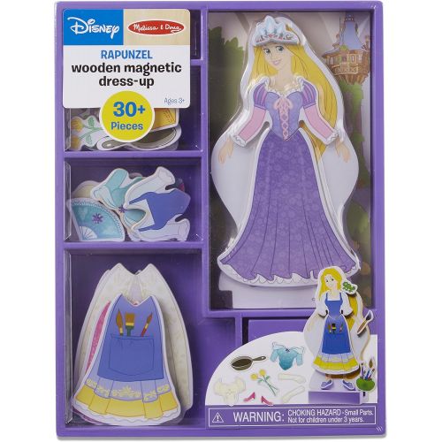  Melissa & Doug Disney Rapunzel Magnetic Dress Up Wooden Doll Pretend Play Set (30+ pcs)