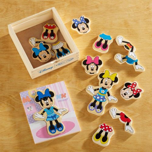  Melissa & Doug Disney Minnie Mouse Mix and Match Dress Up Wooden Play Set (18 pcs)