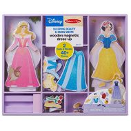 Melissa & Doug Disney Sleeping Beauty and Snow White Magnetic Dress Up Wooden Doll Pretend Play Set (40+ pcs)