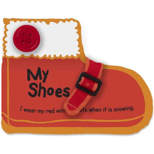  Melissa & Doug K’s Kids My Shoes 8-Page Soft Activity Book, The Original (Great Gift for Girls and Boys - Best for Babies and Toddlers, All Ages), Multicolor