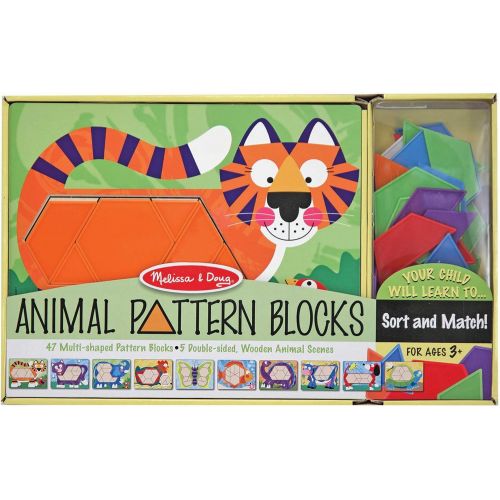  Melissa & Doug Animal Pattern Blocks