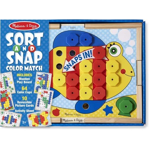  Melissa & Doug Sort & Snap Color Match