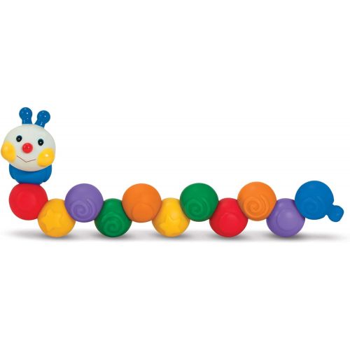  Melissa & Doug Ks Kids Build an Inchworm Snap-Together Soft Block Set for Baby - Linkable, Twistable, Stackable, Squeezable