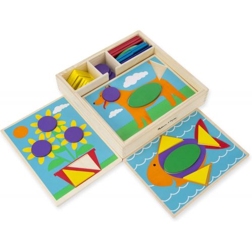  Melissa & Doug Beginner Pattern Blocks