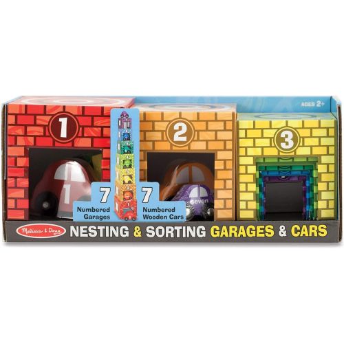  Melissa & Doug Nesting & Sorting Garages & Cars