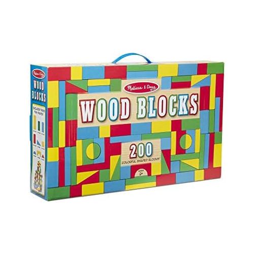  Melissa & Doug 200 Wood Block Set