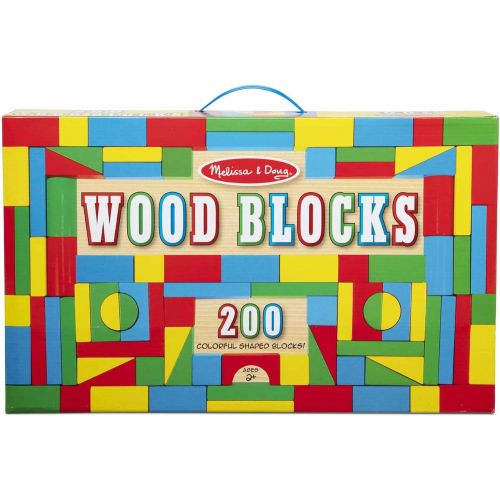  Melissa & Doug 200 Wood Block Set