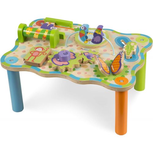  Melissa & Doug First Play Jungle Wooden Activity Table (Sturdy WoodenBaby Toy, Great Gift for Girls and Boys - Best for Babies and Toddlers, 12 Month Olds, 1 and 2 Year Olds)