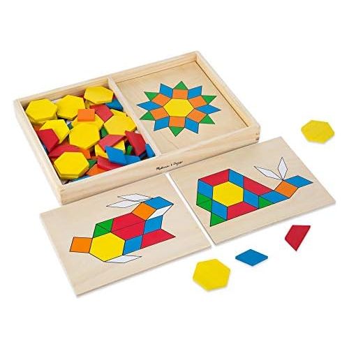  Melissa & Doug Pattern Blocks and Boards