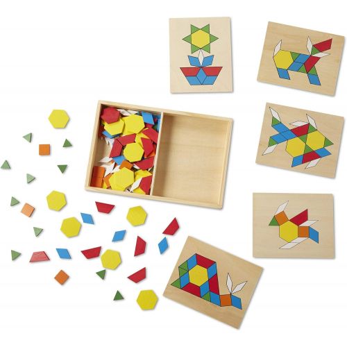  Melissa & Doug Pattern Blocks and Boards