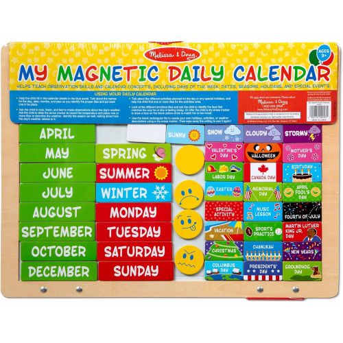  [아마존베스트]Melissa & Doug My First Daily Magnetic Calendar