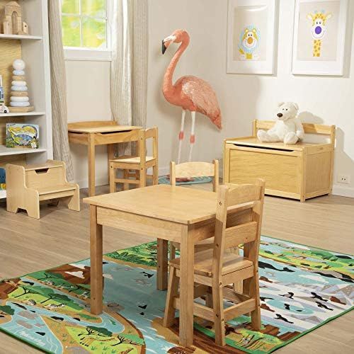  [아마존베스트]Melissa & Doug Wooden Step Stool - Natural