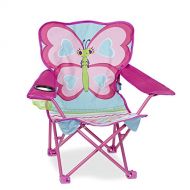 [아마존베스트]Melissa & Doug Cutie Pie Butterfly Camp Chair, Pink (96423)