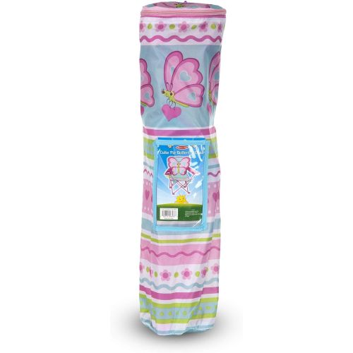  [아마존베스트]Melissa & Doug Cutie Pie Butterfly Camp Chair, Pink (96423)