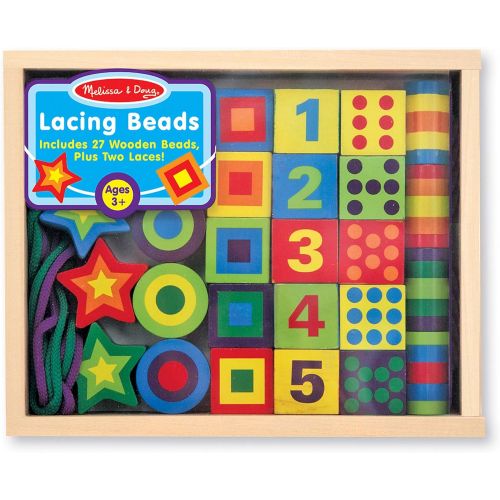  [아마존베스트]Melissa & Doug Lacing Beads in a Box