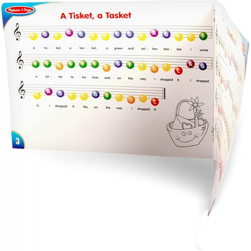  [아마존베스트]Melissa & Doug Learn-To-Play Piano With 25 Keys and Color-Coded Songbook