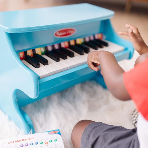  [아마존베스트]Melissa & Doug Learn-to-Play Piano, Blue