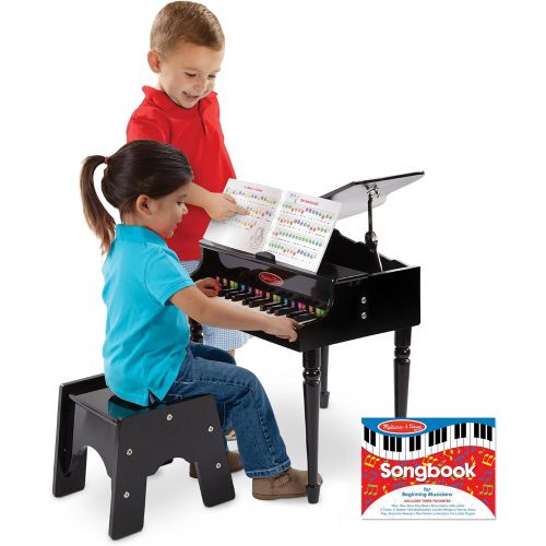  [아마존베스트]Melissa & Doug Learn-to-Play Classic Grand Piano, Mini Keyboard with 30 Hand-Tuned Keys (23.65” H X 21.4” W X 10.05” L, E-Commerce Packaging)