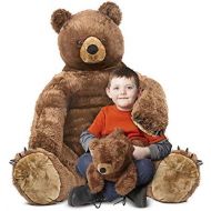 Melissa & Doug Giant Brown Bear and Baby Cub - Lifelike Stuffed Animals (nearly 3 feet tall)