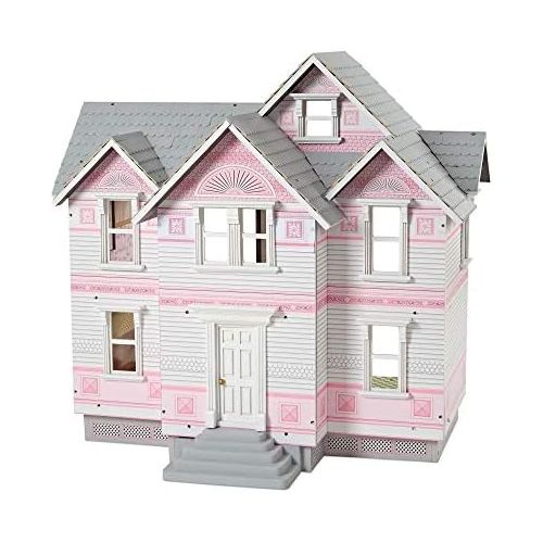  Melissa & Doug Classic Heirloom Victorian Wooden Dollhouse [White]