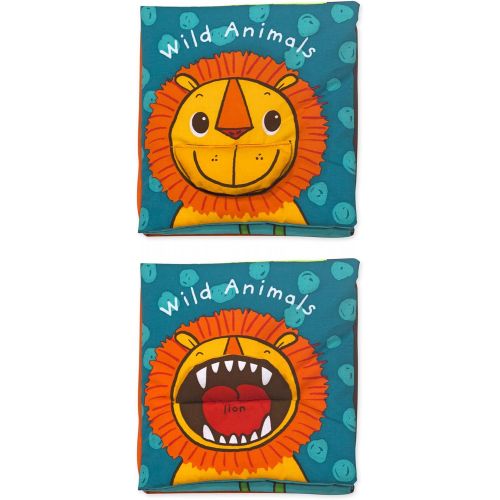  Melissa & Doug Ks Kids Soft Activity Baby Book Set: Animals (Whose Feet? and Wild Animals)