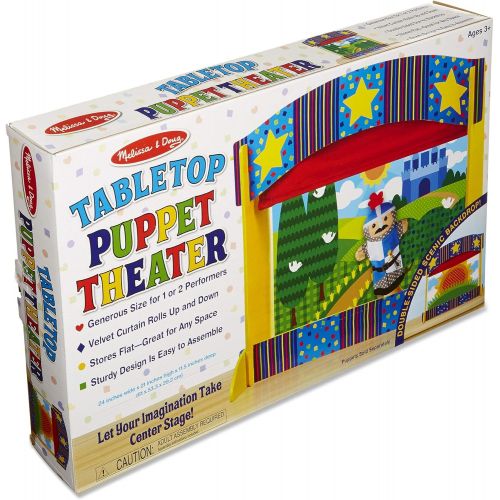  Melissa & Doug Tabletop Puppet Theater