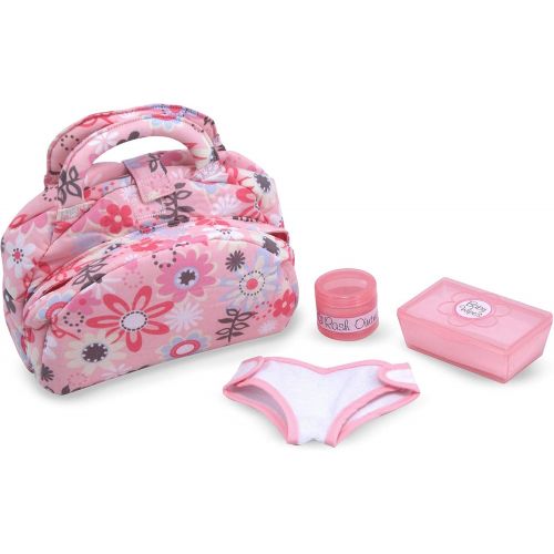  [아마존 핫딜] [아마존핫딜]Melissa & Doug Mine to Love Doll Feeding and Changing Accessories Set (Diaper Bag Set, Baby Food & Bottle Set, Great Gift for Girls and Boys - Best for 3, 4, 5, and 6 Year Olds)