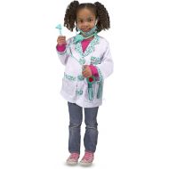 [아마존 핫딜] [아마존핫딜]Melissa & Doug Doctor Role-Play Costume Set (Pretend Play, Materials, Machine Washable, 17.5″ H × 24″ W × 0.75″ L, Great Gift for Girls and Boys - Best for 3, 4, 5, and 6 Year Olds