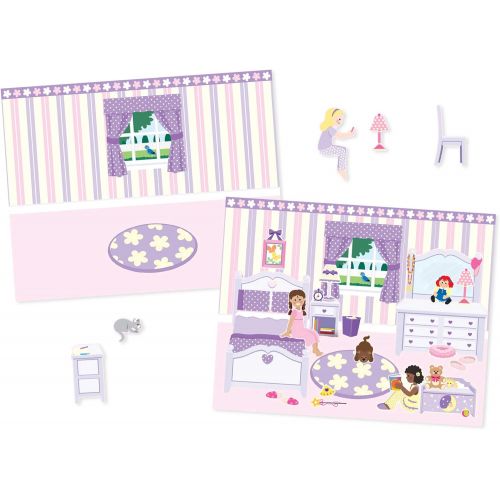  [아마존 핫딜] [아마존핫딜]Melissa & Doug Reusable Sticker Pads Set: Fairies, Princess Castle, Play House, Dress-Up - 680+ Stickers