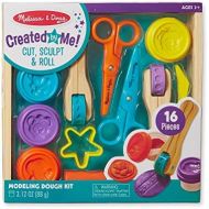 [아마존베스트]Melissa & Doug Cut, Sculpt, and Roll Clay Play Set With 8 Tools and 4 Colors of Modeling Dough