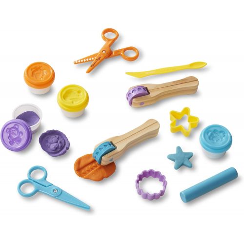  [아마존베스트]Melissa & Doug Cut, Sculpt, and Roll Clay Play Set With 8 Tools and 4 Colors of Modeling Dough