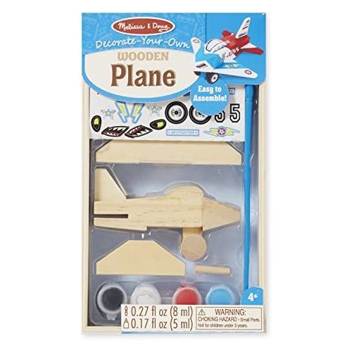  [아마존베스트]Melissa & Doug Decorate-Your-Own Wooden Plane Craft Kit