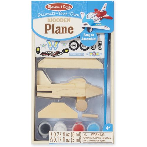  [아마존베스트]Melissa & Doug Decorate-Your-Own Wooden Plane Craft Kit